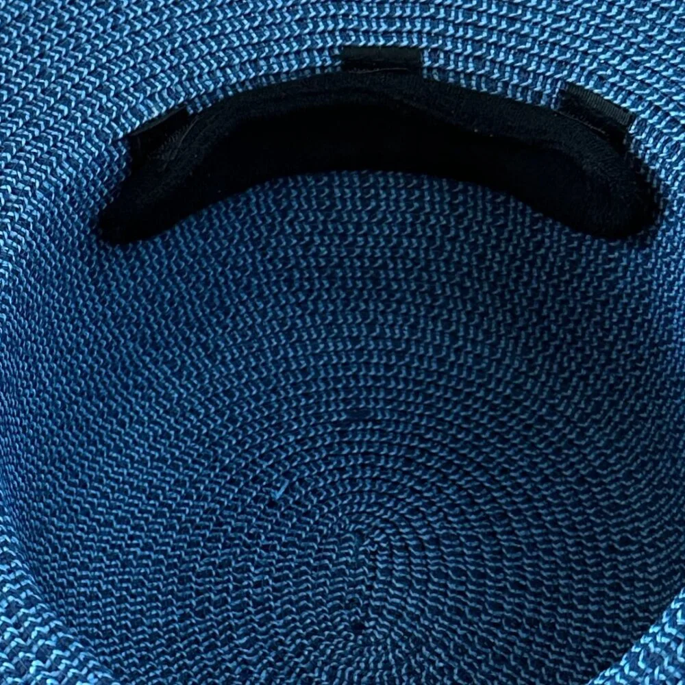 Cappelli Straworld Blue Straw Facesaver Hat - Picture 4 of 7